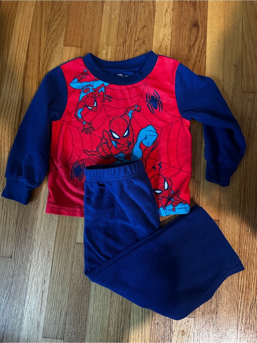 Spiderman Red & Blue Kids Pajama Set
